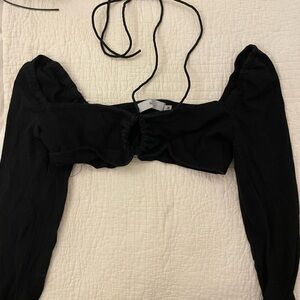 Black sexy going out top